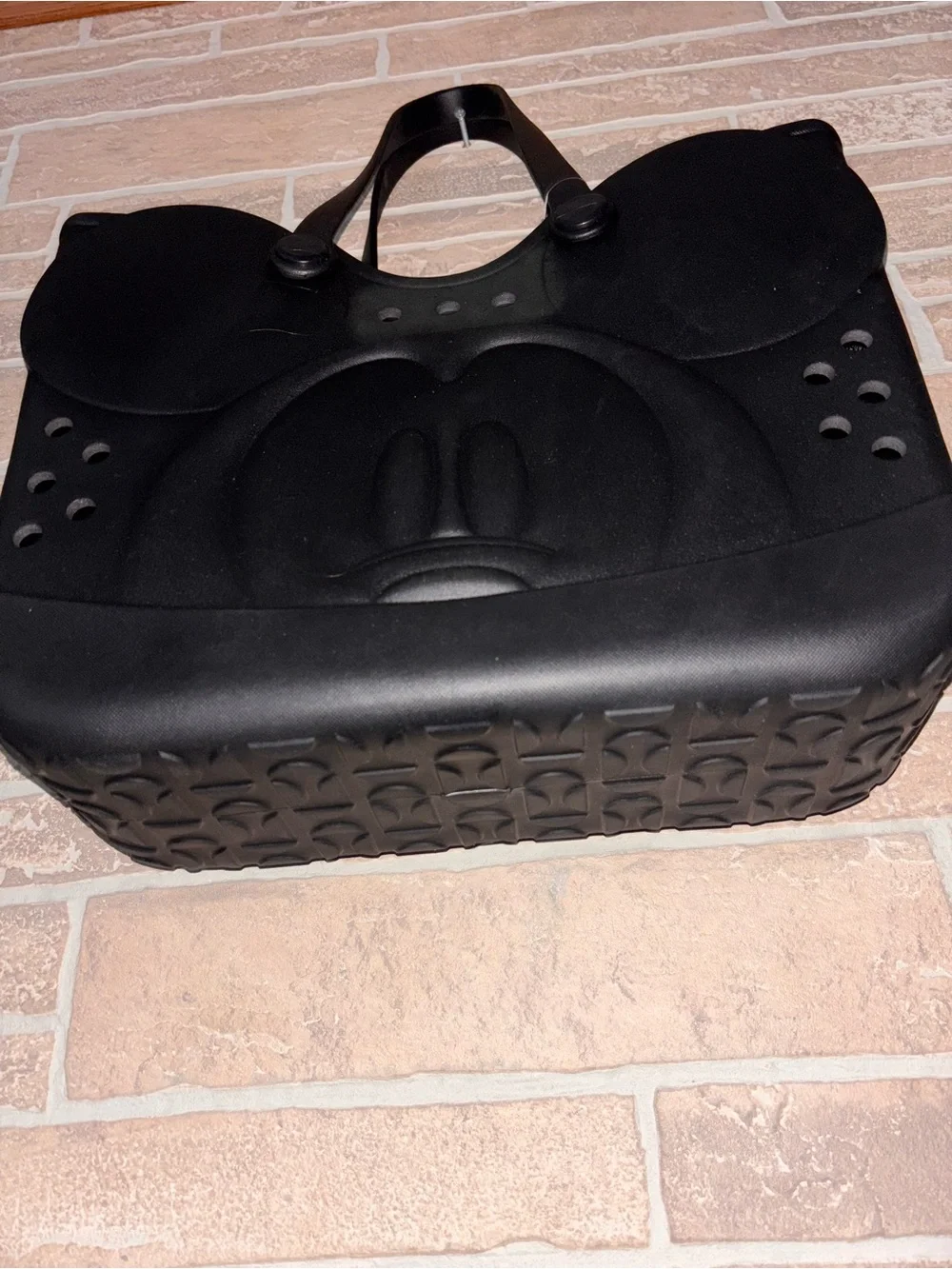 Viral Disney Black Mickey Ear Silicone Tote Bag